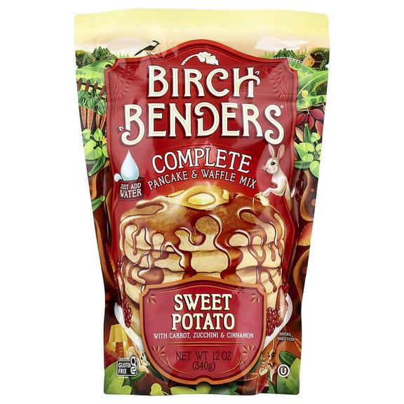 Birch Benders, Pancake & Waffle Mix, Sweet Potato, 12 oz (340 g)