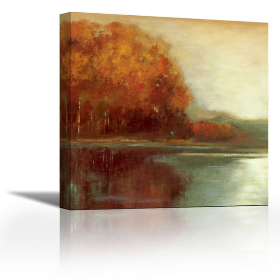 Touch of Gold - Contemporary Fine Art Giclee on Canvas Gallery Wrap - wall décor - Art painting - 36 x 36 Inch - Ready to Hang