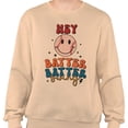 thumbnail image 2 of Hey Batter Batter Swing Sweatshirt Unisex 3X-Large Sand, 2 of 5