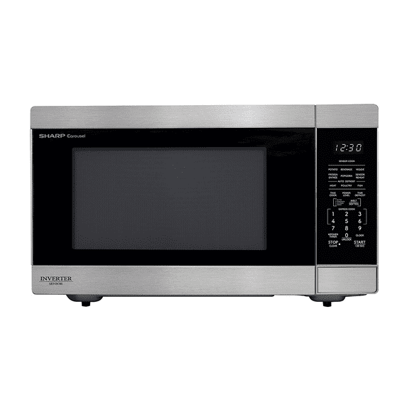 SHARP SMC2264KSC Carousel XL Countertop Microwave Oven with Inverter Technology 2.2 c.u. ft. 1200W Stainless Steel