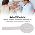 thumbnail image 3 of Orthopaedic Goniometer, Goniometer Transparent Orthopedic 360 Physical Therapy Angle Protractor Ruler For Knee Joint Elbow Shoulder, 3 of 8