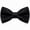 01-black, variant on Boy's Bow Ties Adjustable Pre Tied Bowtie for Wedding Party 10 x 5 CM
