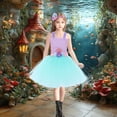 thumbnail image 2 of Landzoo One And Shine Girls Dress Tutu Fairy For Stage Performance And Party Play Beautiful Cute Girl's Dress 10-12 Years, 2 of 5
