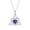 typeB, variant on Classic Celtics Trinitys Knot Heart Shaped Colored Gemstone Pendant Necklace Silver Plated Multi Tone Chain Women Jewelry For Daily Dating Party Birthday Holiday Gift Accessory