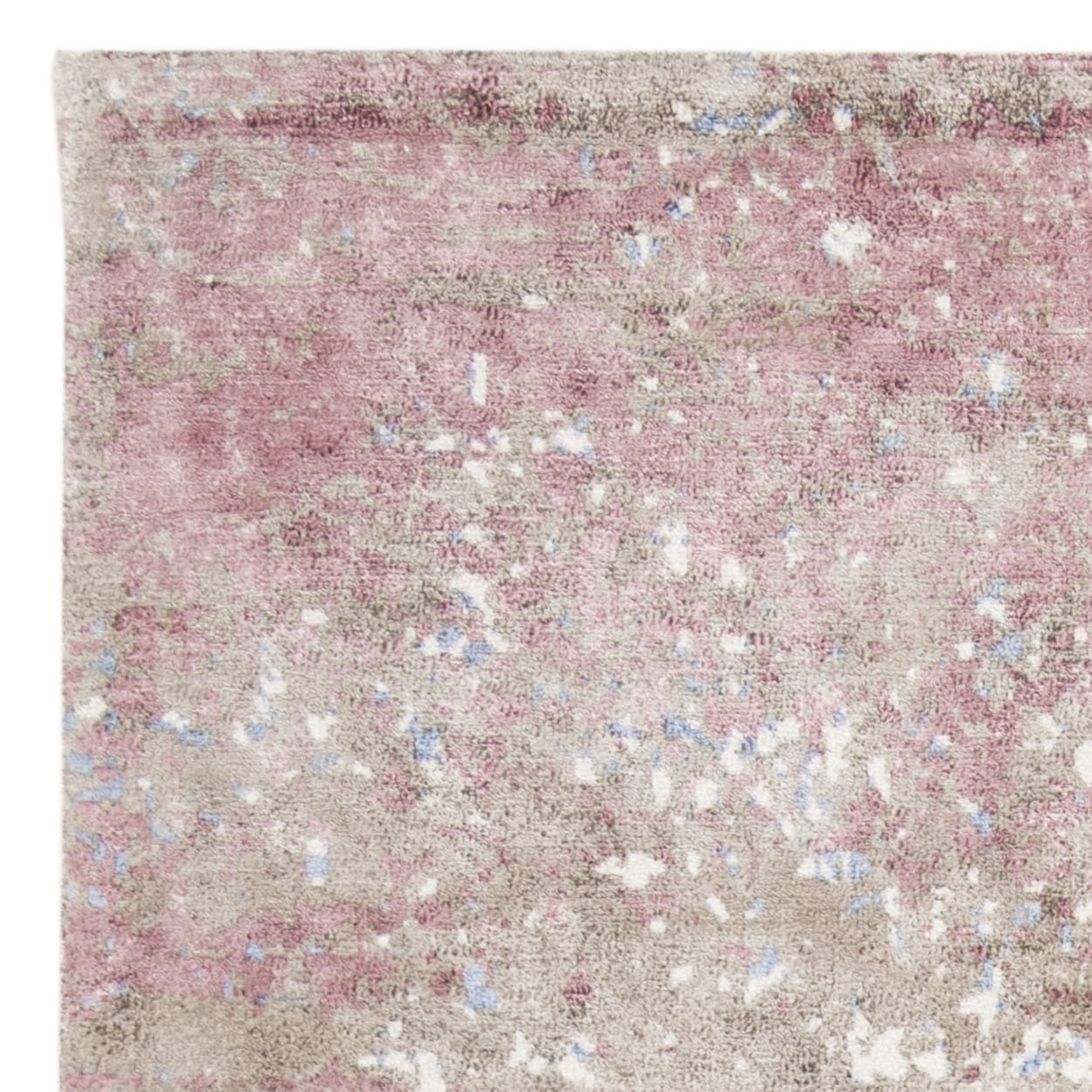 SAFAVIEH Expression Kliment Abstract Area Rug, Ivory/Blue, 8' x 10'