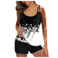 thumbnail image 1 of Women‘S Tankini Large Bikini Digital Suspender Beach Split Swimsuit, 1 of 3