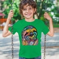 thumbnail image 3 of Tee Hunt Dean Russo Cute Lazy Sloth Youth T-Shirt Funny Wild Life Colorful Kids, Green, Large, 3 of 5