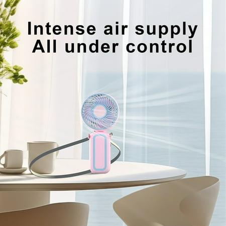 

New Handheld USB Mini Fan Students Outdoor Neck Portable Fan Leodye Back to School Season Clearance Special Offers