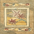 thumbnail image 1 of Ahgly Company Tapis d'Intérieur Carré Abstrait Brun Cannelle, 4 Pieds Carré, 1 of 6