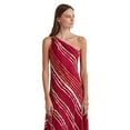 thumbnail image 3 of Ralph Lauren Women's Striped One Shoulder Crinkle Georgette Dress Assorted Size 8, 3 of 3