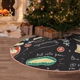 thumbnail image 5 of Gaeub Vegetable Quiche Print Christmas Tree Skirt,Christmas Decorations,Round Xmas Skirt for Christmas Indoor Decorations Xmas Winter Holiday Party Supplies-48", 5 of 6