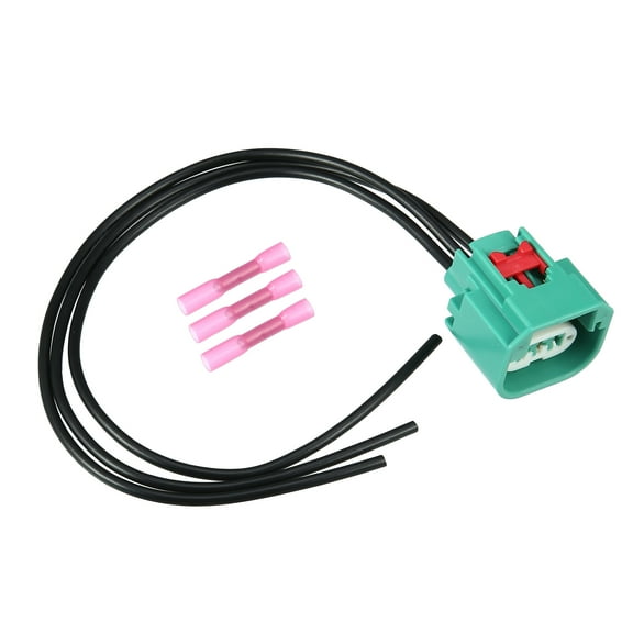 Unique Bargains 1 Set Headlight Connector Wiring Harness for Chrysler for Jeep for Dodge Headlight Daytime 68064997AA Black, Green