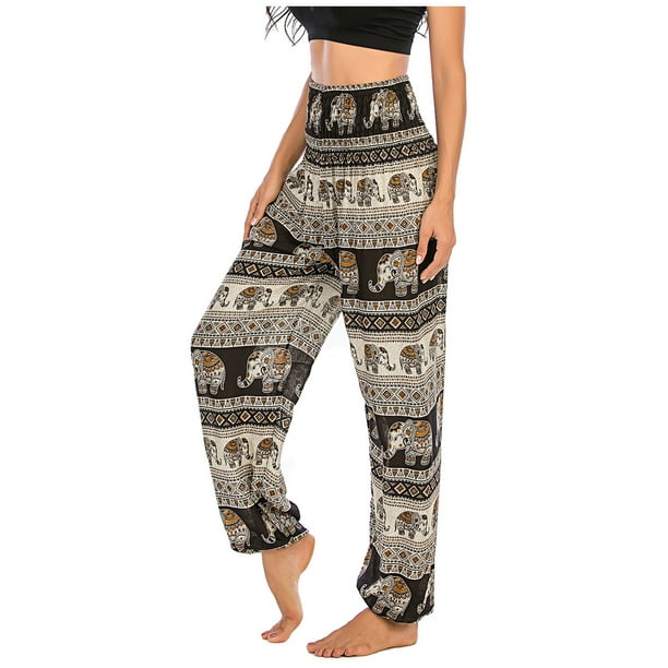XZNGL Boho Pants for Women Hippie Women Men S Hippie Boho Pjs