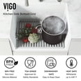 thumbnail image 6 of VIGO 19 in. Silicone Kitchen Sink Protective Bottom Grid For Single Basin Sink in Gray, 6 of 6