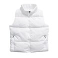 thumbnail image 1 of Mens Lightweight Zip Puffer Vest Loose Windproof Outerwear Solid Color Sleeveless JacketXS, 1 of 4