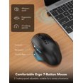 thumbnail image 4 of Combinación de teclado y ratón inalámbricos SABLUTE Ergonomic, 4 of 9