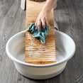 thumbnail image 4 of Ngheia Up To 65% Off Bamboo Washboard Medium Size 50*18*1.5, Laundry 15Mm Thick Scrub Board for Hand Washing Clothes Old Fashioned Household Laundry Tool Natural, 1 Bamboo Washboard, 4 of 9