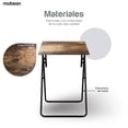 thumbnail image 4 of Mesa Plegable Mubson Multiusos para Casa o exterior Desayunador Mesa Plegable, 4 of 6