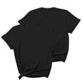 thumbnail image 6 of Busydd 2PC T Shirts for Man Casual Solid Color Cotton T Shirts Comfortable Round Neck Short Sleeve Summer Tops Versatile Going Out Tops, 6 of 9