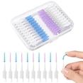 thumbnail image 1 of Cepillos interdentales Lanjue, 250 piezas, con estuche para limpieza de dientes, 1 of 7