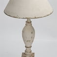 thumbnail image 2 of Rustic Vintage Table Lamp with Distressed White and Blue Shade, Elegant Base Design, 28.54" Height, 1pc, 2 of 6