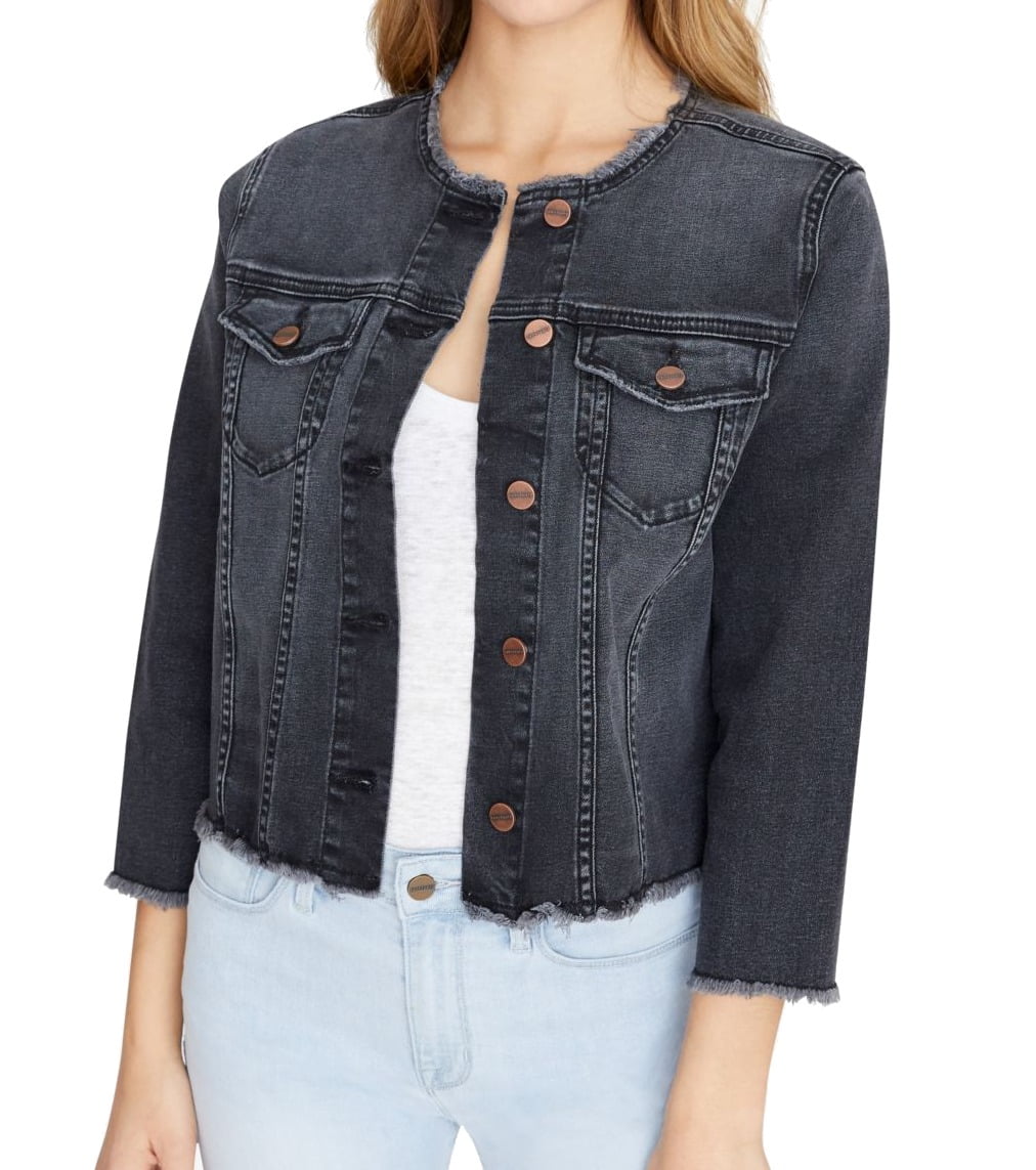 dark jean jacket women