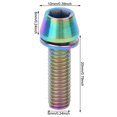 thumbnail image 3 of Stem Set Screwium Alloy Stem Screw Ium Alloy 3Pcsium Alloylelebar Stem Screwsycle Disc Brake Clamp Set Screw Accessory, 3 of 7