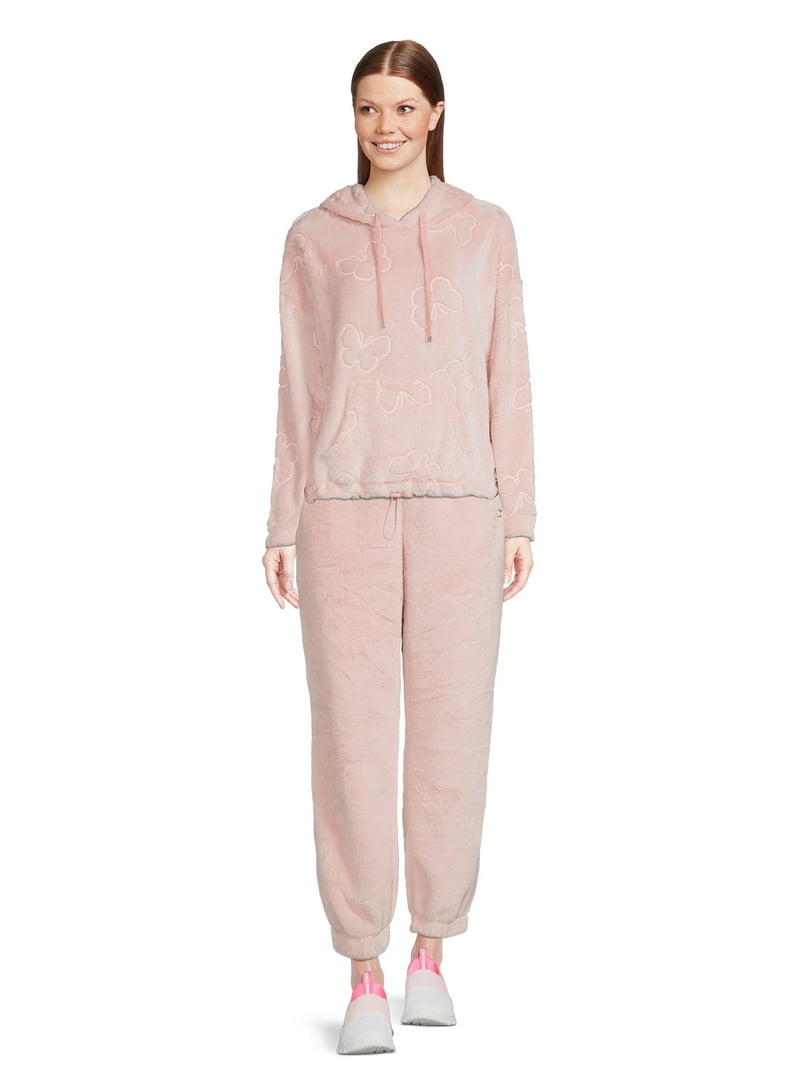 No Boundaries Juniors Faux Fur Joggers, Sizes XS-3XL