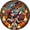 01, variant on HELLOYOUNG 1pc 2D Plane Day of the Dead 8x 8inch Round Aluminum Wall Sign - Vibrant Skull Couple with Floral Design, Durable and Weather-resistant Metal Decoration, Suitable for Halloween