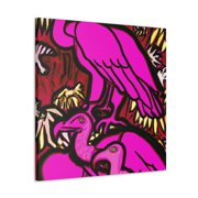 Vultures Roosting Besides - Canvas