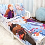 Frozen II 3 Piece Toddler Bedding Set - Comforter, Fitted Sheet and Pillowcase