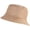 Khaki, variant on CoCopeaunts Summer Bucket Hat Solid Color Double Side Basin Hat Men Casual Fashion Sunscreen Packable Big Fisherman Hat