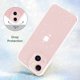 thumbnail image 5 of Compatible con iPhone 13 Funda transparente con purpurina brillante y brillante a prueba de golpes, protectora linda y delgada, para mujeres y niñas, 6,1 pulgadas, 5 of 7