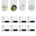 thumbnail image 2 of 8Pcs White Glass Clamp Clip Flat Bracket Stainless Steel for Balustrade 8-10 mm, 2 of 19