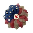 thumbnail image 2 of Huge Memorial Day savings kladzum Independence Day Wreath Patriot Wreath American Flag Red White Blue Star Decoration Wreath Door Hanging 4Th of July Garland Party Supplies on Clearance, 2 of 6