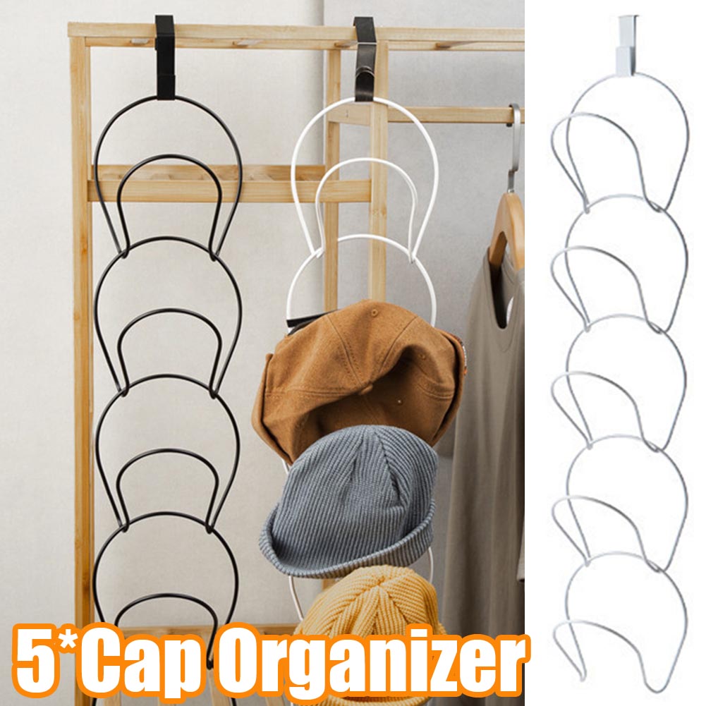 Cheers.US 5Pcs Hat Racks Hangers Baseball Cap Holders Organizers Closet
