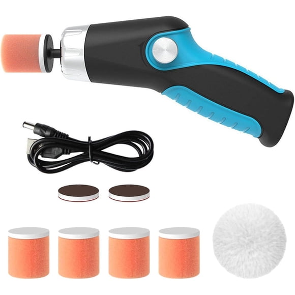 Cordless Car Polisher, Portable Eccentric Polisher, 0-8500 RPM Electric Polisher for Polishing Waxing and Sanding Car Furniture Floors, 2000mAh