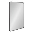 thumbnail image 1 of Kate and Laurel Zayda Radius Rectangle Framed Wall Mirror, Black 24x36, 1 of 7