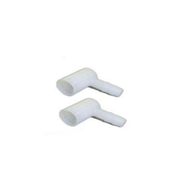 (2 Pack) Original 640363 Tecumseh Carburetor Gas Line Inlet Plastic