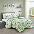 thumbnail image 2 of Chezmoi Collection 3-Piece Kids Multi-Color Dinosaurs Microfiber Comforter Set, Twin, 2 of 9