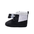 thumbnail image 4 of Gureui Toddler Infant Boys Girls Winter Snow Boots Warm Fleece Anti-Skid Soft Sole Bottom Plush Ankle Boots Crib Shoes, 4 of 7