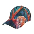 thumbnail image 1 of Fotbe Romantic Flamingo Pair Gorro Clásico de Béisbol, Gorra Ajustable con Broche Snapback, Gorro de Exterior de Algodón Suave, 1 of 6