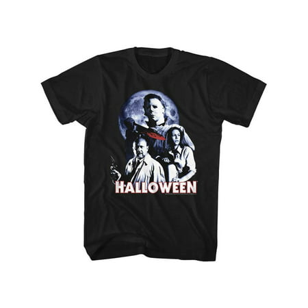 Halloween Scary Horror Slasher Movie Film Whole Ensemble Adult T-Shirt Tee
