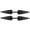 Black, variant on Gothic Rock Stainless Steel Men Women Double-Sided Spike Stud Earrings Piercings-Silver