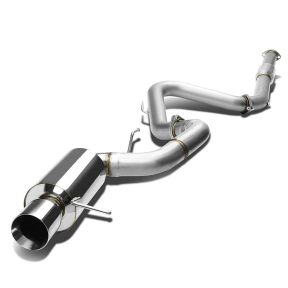 DNA Motoring For 00-05 Mitsubishi Eclipse 3G V6 Stainless Steel Cat-Back Exhaust Kit w/Rolled Muffler Tip