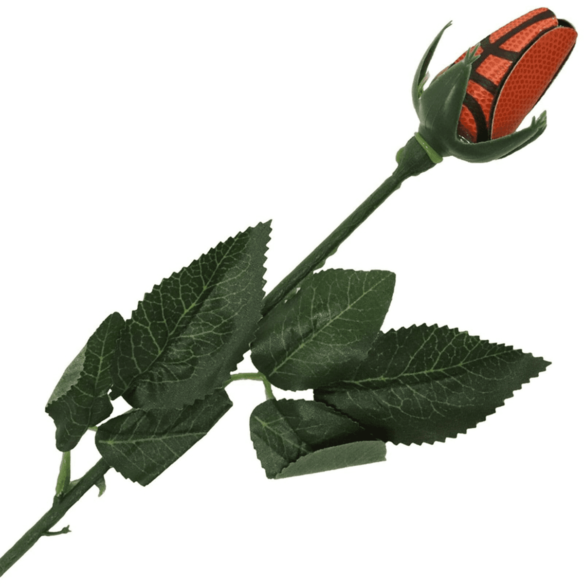 Softball Rose Sport Leather Rose Handmade Artificial Softball Flowers Gift for Softball Mom Fans Team Graduation,A