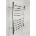 Amba Radiant PlugIn Curved Heated Towel Warmer Rack For Bathroom