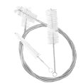 thumbnail image 1 of 3Pcs French Horn Trombone Trumpet Cleaning Set Stainless Steel Nylon Brush, 1 of 5