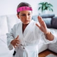 thumbnail image 6 of Karate Headband, Athletic Tie Style Kids Cartoon Workout Sweat Headband, Reusable Adjustable Classic Kids Karate Headband For Comic Clothing Role Playing, 6 of 9