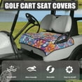 thumbnail image 2 of SEANATIVE Vintage Boho Flowers Golf Cart Seat Covers with Pockets Breathable Golf Cart Seat Towel Golf Cart Seat Towel Blanket for 2 Person Seats Suitable for All Weather, 2 of 7